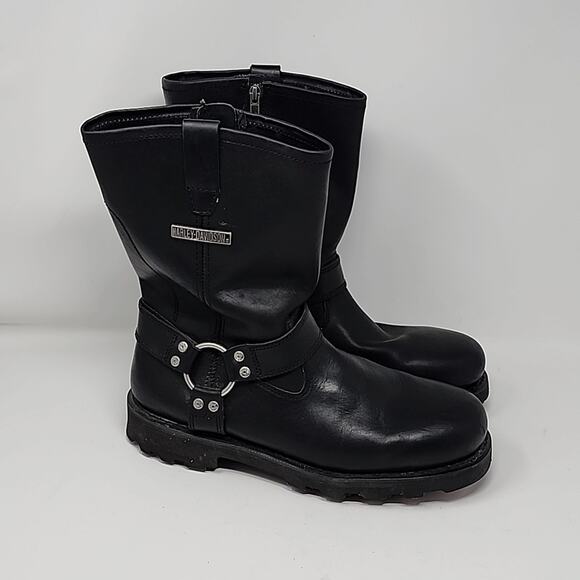 Harley Davidson Ransom Harness Motorcycle Men\'s Leather Boots Size 13 main image 6